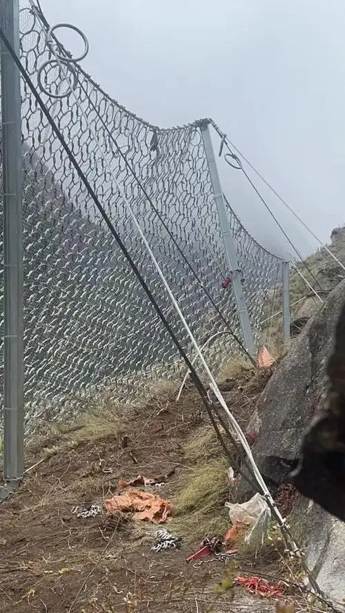 被动边坡防护网施工(被动防护网施工工艺)