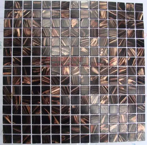 金线玻璃马赛克 酒店家装装饰材料