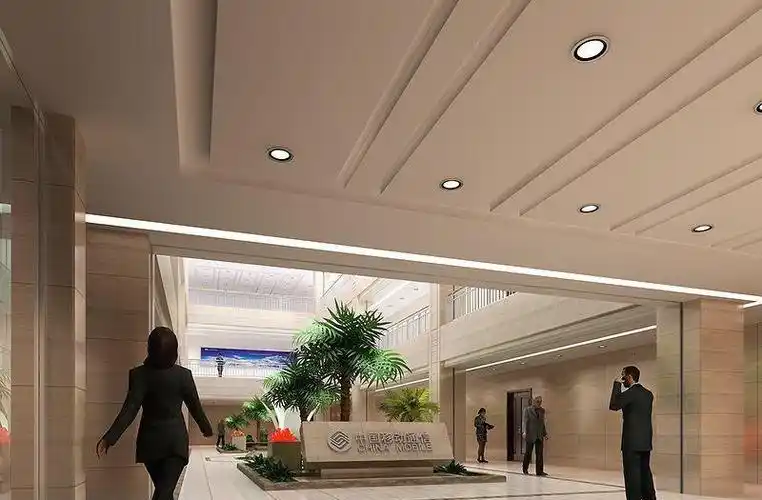 写字楼大厅装潢效果图