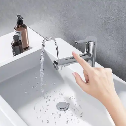 大白diiib卫浴龙头抖音网红创意漱口洗面龙头上涌水柱面盆水龙头卫生