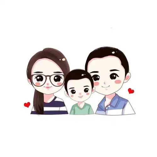 一家三口的幸福头像,人这一辈子,最大的成功就是家庭幸福 - 励志人生