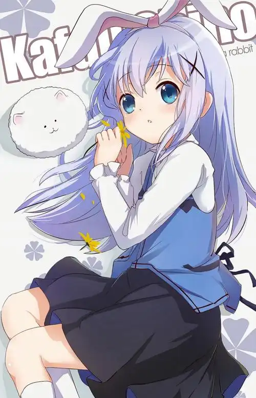 请问您今天要来点兔子吗香风智乃兔耳朵发卡,高清图片,手机壁纸