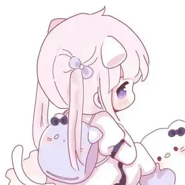 可爱女生头像卡通呆萌q版,女生简单呆萌手绘图片