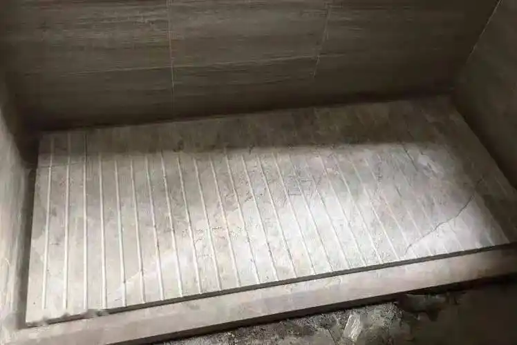 淋浴间大理石拉槽这么设计,排水快20倍!_地面_mm_石材