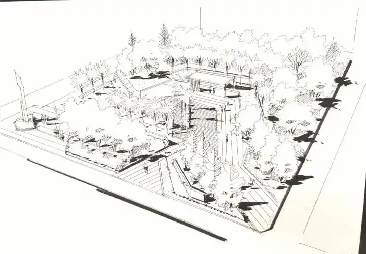 鸟瞰#风景园林考研  风景园林#风景园林手绘