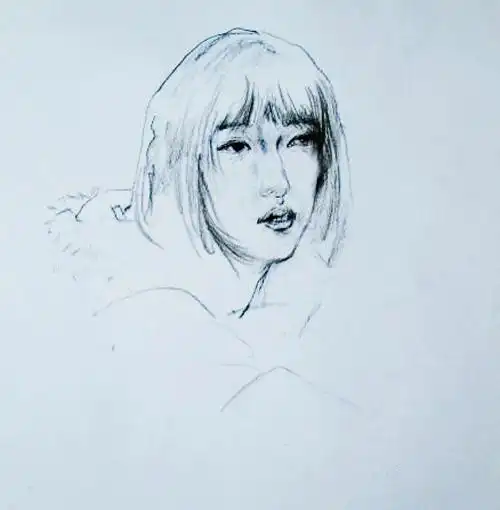 头像胸像速写n年前的小稿