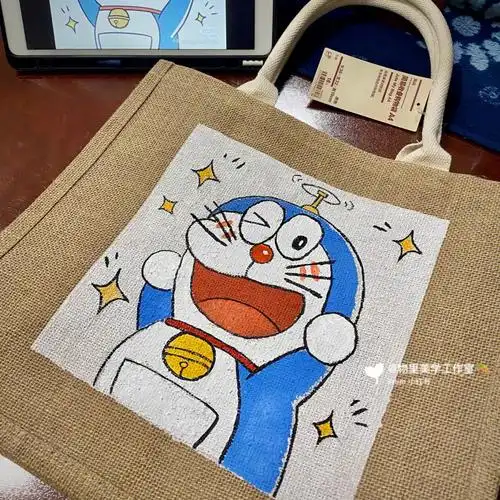 超详细哆啦a梦无印良品包包diy绘制