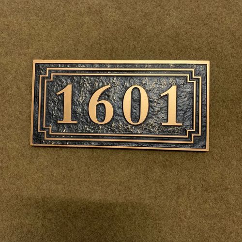 门牌号码牌数字家用门牌个性定制小区别墅住宅家用房间定制门牌号【14