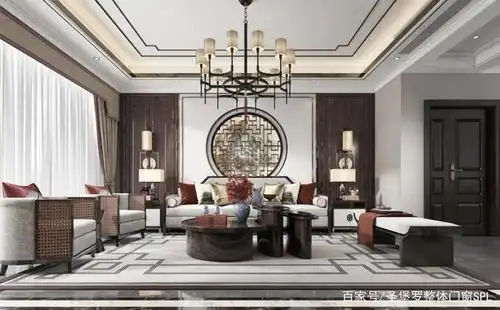 10款新中式客厅设计,国风美得你心服口服