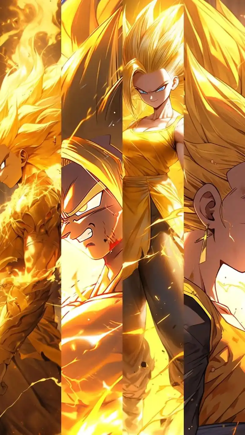 七龙珠,高清壁纸.超级赛亚人,卡卡罗特手机高清背景图壁纸,欢 - 抖音