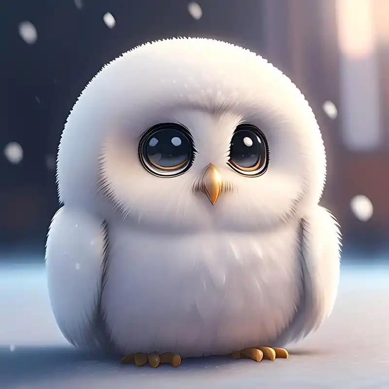 可爱的猫头鹰头像02