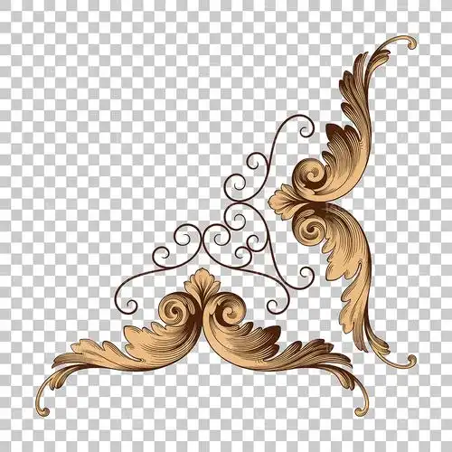 欧式精美边角花纹装饰矢量素材