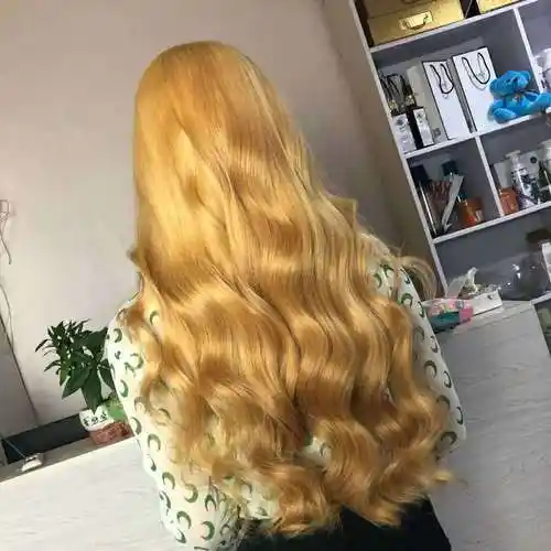 浅金亚麻金黄色砂金黄亚麻沙金黄色系染发剂染发膏显白在家自己染金