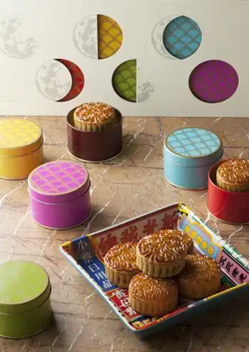 上海安达仕酒店推出缤纷糖果色月饼礼盒