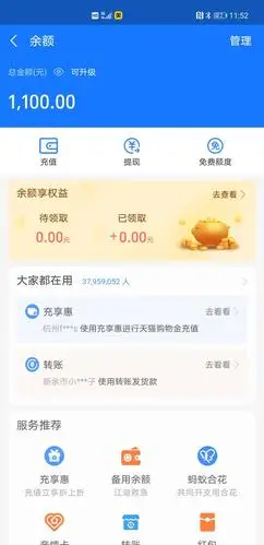 有没老哥发个支付宝余额1000块的图时间是现在的