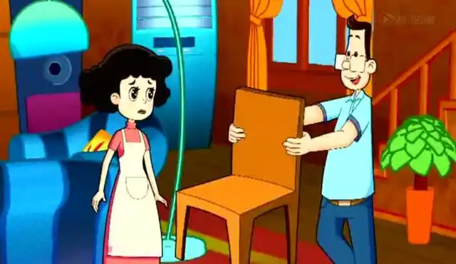 大头儿子:围裙妈妈闲理发师剪的发型不好看