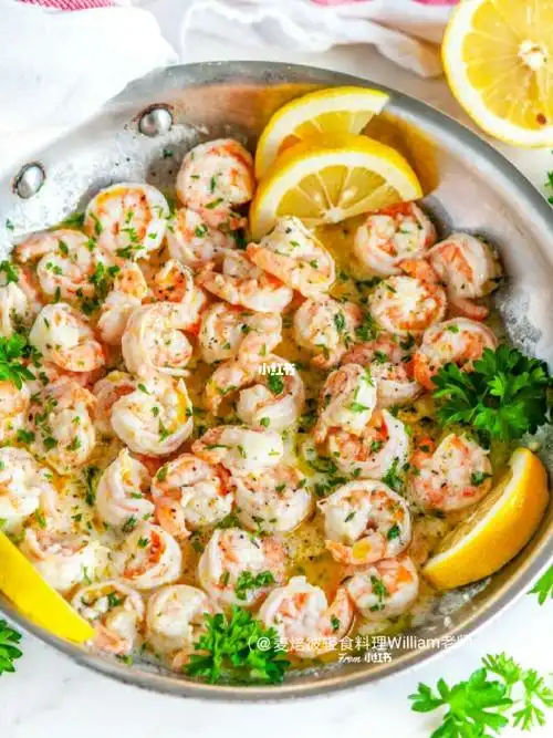 风味独特夏日清爽柠檬虾球逆天好吃