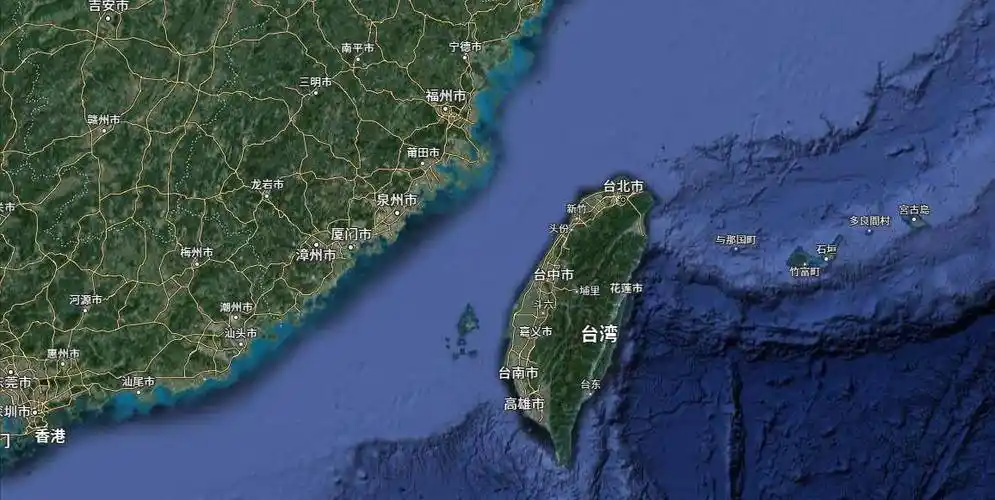 这么想就太天真了,来看看真实的台湾有多大_距离_澎湖列岛_面积