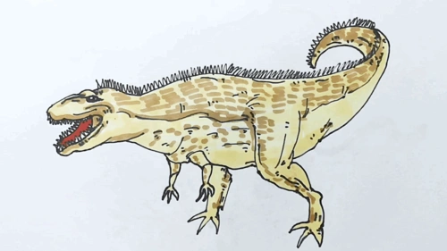 南方巨兽龙怎么画简笔画 南方巨兽龙如何画简笔画