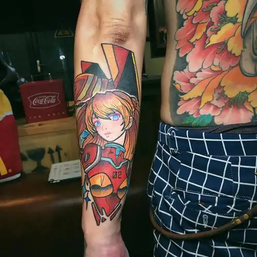 eva新世纪福音战士  #明日香  #南宁纹身  #南宁女纹身师  #eva