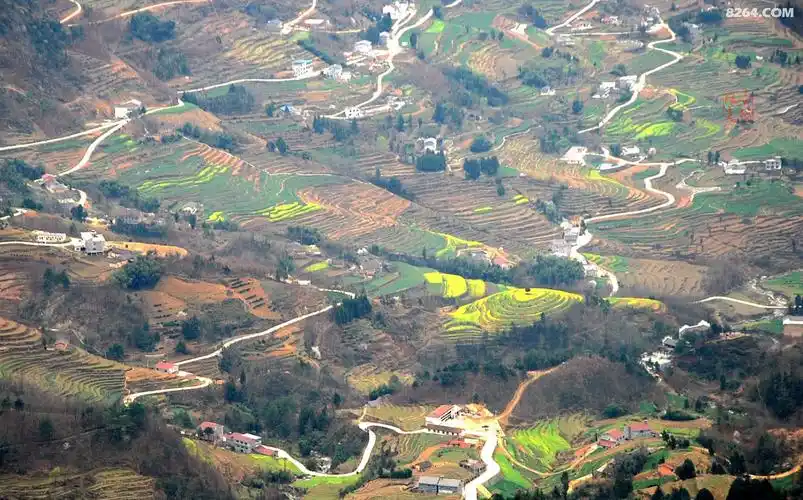陕南凤堰古梯田风光