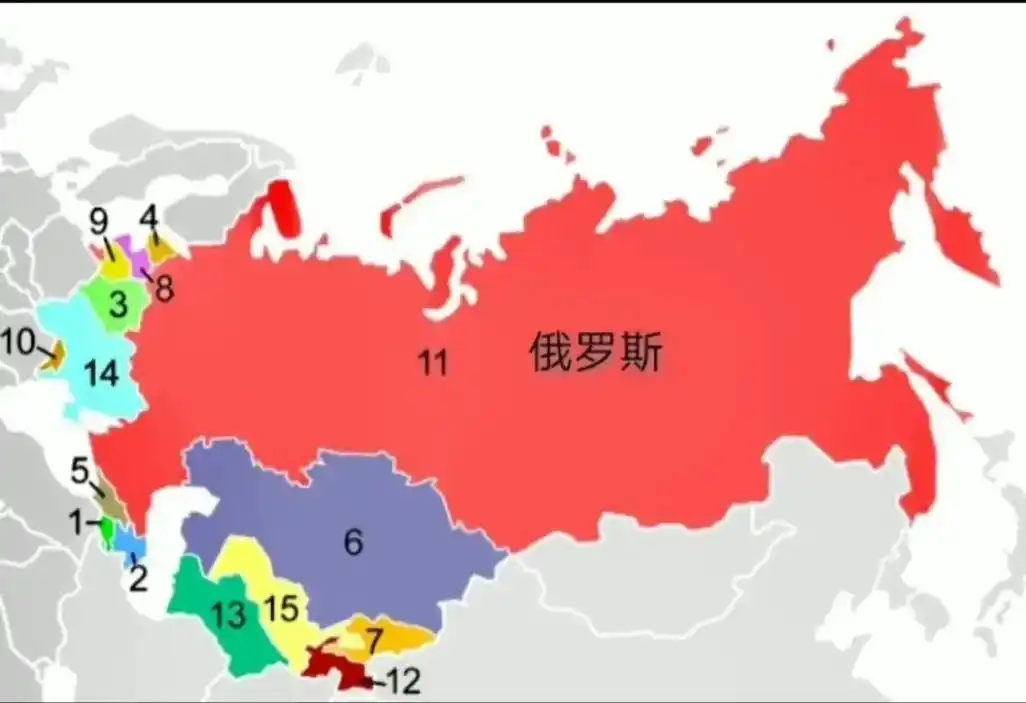 愿世界和平永无战争,苏联解体后分裂的15个国家  - 抖音