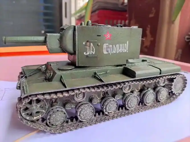 模型翻新,kv2坦克.
