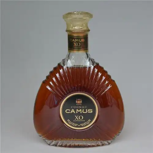 洋酒收藏2000年左右法国camus卡慕金花xo干邑白兰地