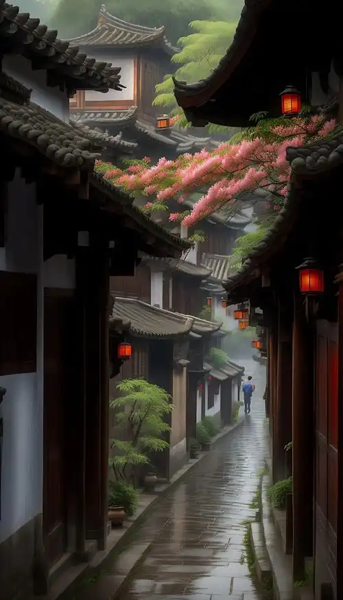 烟雨江南的清晨 #唯美意境  #治愈系  #美景 - 抖音