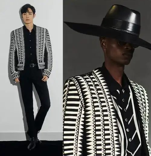 回顾肖战身穿巴尔曼balmain战袍,摩登性感炸裂舞台