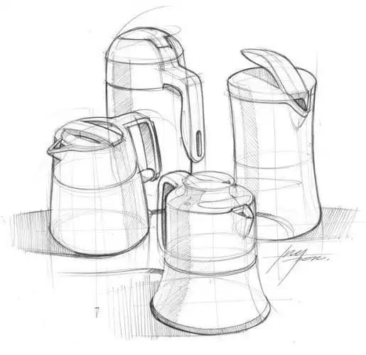 工业设计零基础学手绘三系统地学会产品速写和材质表达