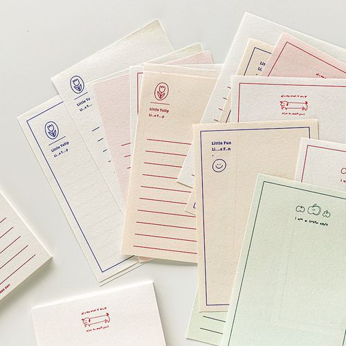 北岛假日便签本ins风便签纸可撕记事备忘小清新手账拼贴打底装饰