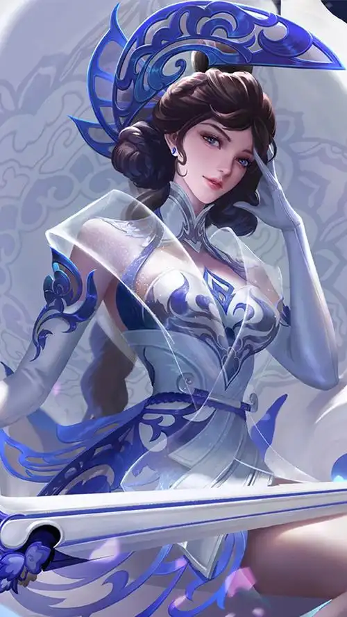 王者荣耀壁纸女生 竖屏 露娜瓷语鉴心