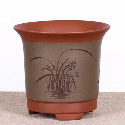 月季墨兰专用花盆吊兰新款兰花盆种兰花专用盆高端君子兰特大号