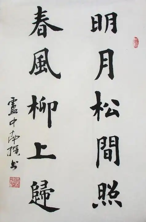 毛笔字书法作品图片大全欣赏 - 关于疫情的书法作品毛笔 - 实验室设备