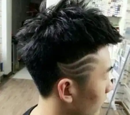 参考男士短发刻痕造型3步瞬间让你倍感有魅力