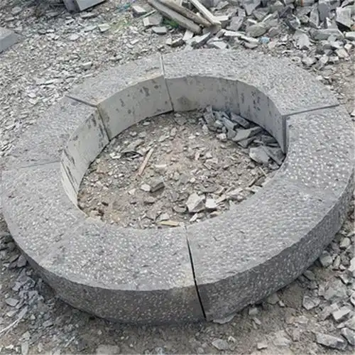 园林景区草坪砖市政工程用花岗岩树坑石树围石