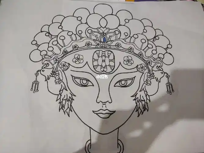 手绘京剧