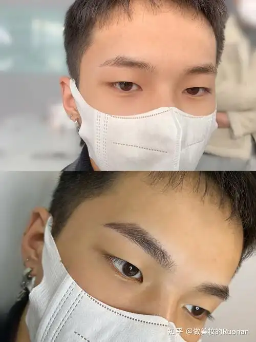 乐清纹眉乐清半永久男士眉型乐清哪里学纹绣