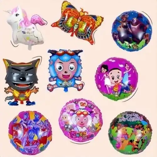 3千米的高空就看到了一串气球,还是带有喜羊羊卡通形象的.