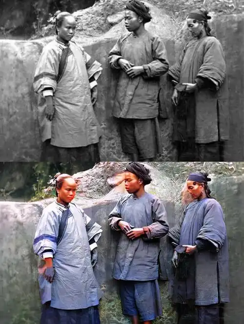 慈禧统治清朝真实老照片修复平民的贫苦