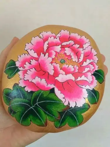 2017年石头画,木片画手绘作品