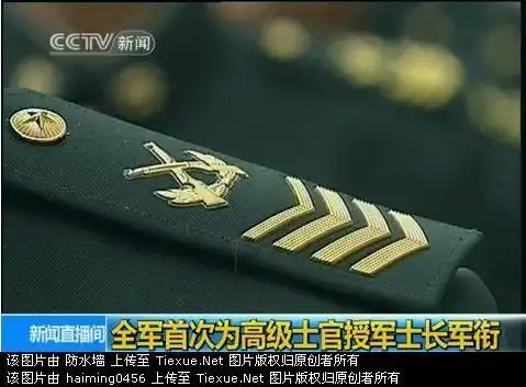 军人肩上的叉叉是什么军衔?