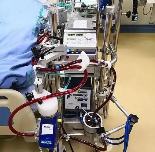 主要用于对重症 心肺功能衰竭患者提供持续的体外呼吸与循 环,以维持