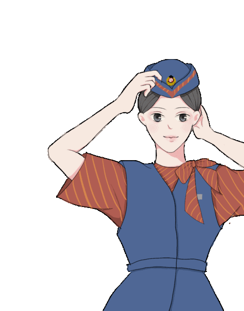 列车乘务员们的"ab面",有点可爱