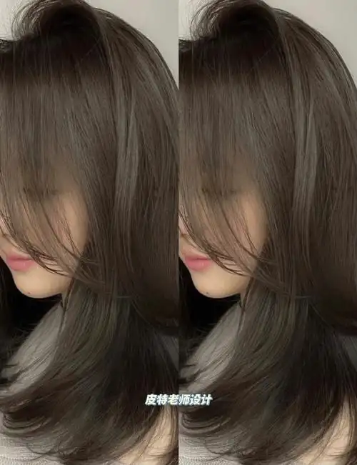 我又染头发了人见人爱的冷茶色