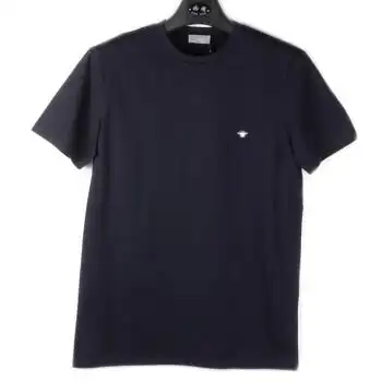 9.9新未使用dior迪奥白蜘蛛刺绣黑色纯棉t恤s码061700拍卖已结束9.