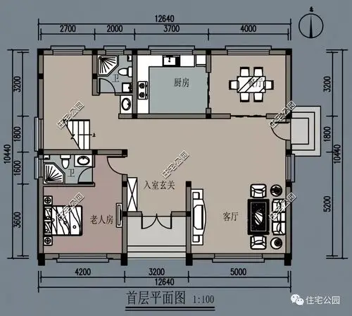 经济简洁美观10x12米最接地气的乡村小墅全图视频展示