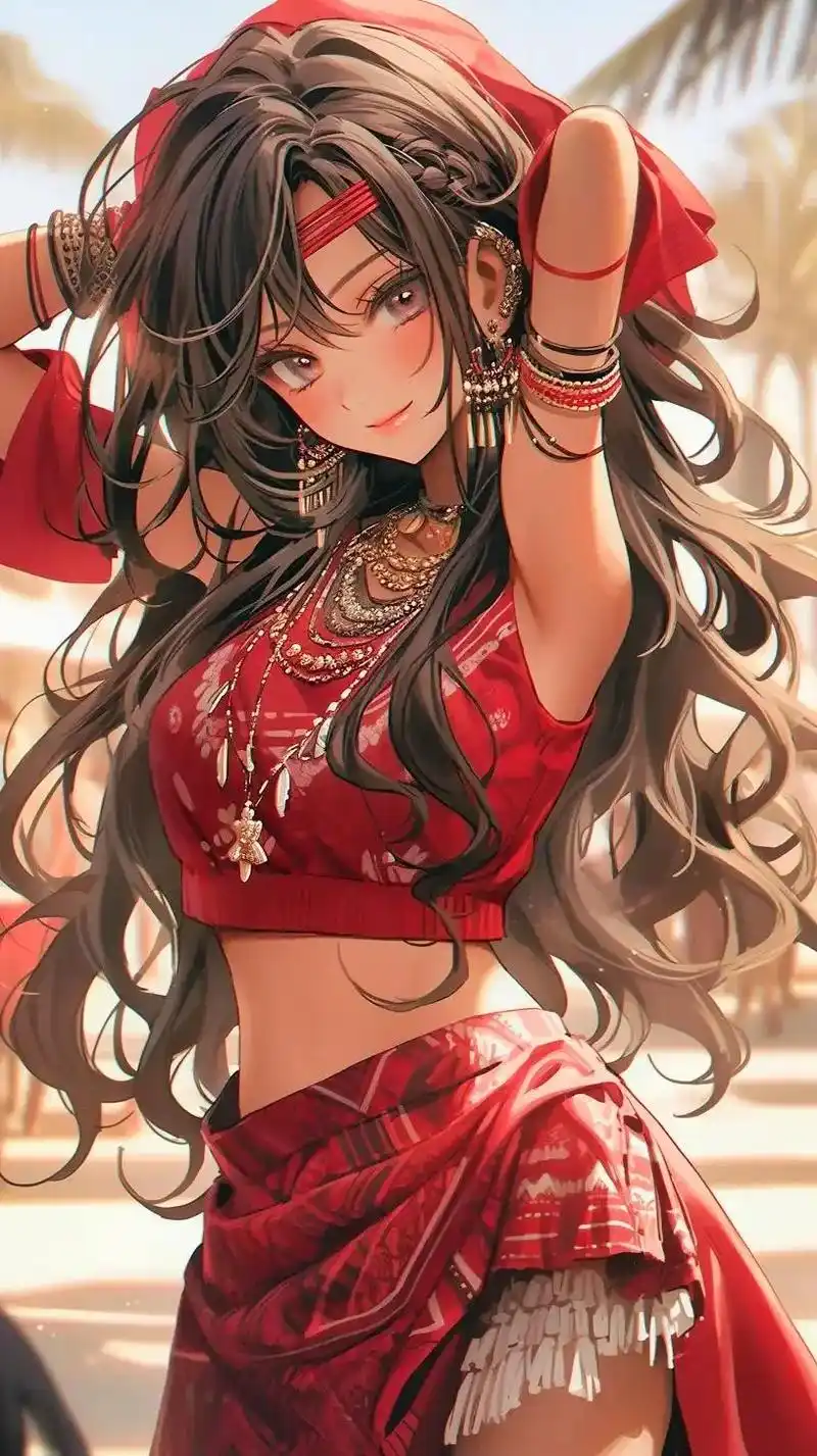 异域风情摇摆至上 #二次元美图 #动漫少女 #高清图片 #好 - 抖音