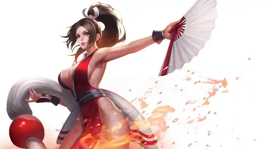 王者女英雄去所有衣服 不知火舞p图无背景